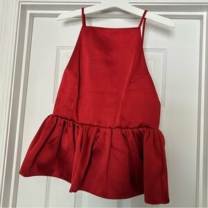 H&M peplum top backless